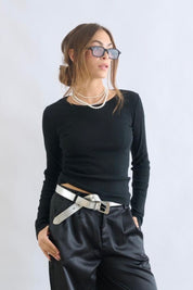 חולצת ריב ניקי שחור