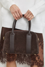 תיק עור בלה חום