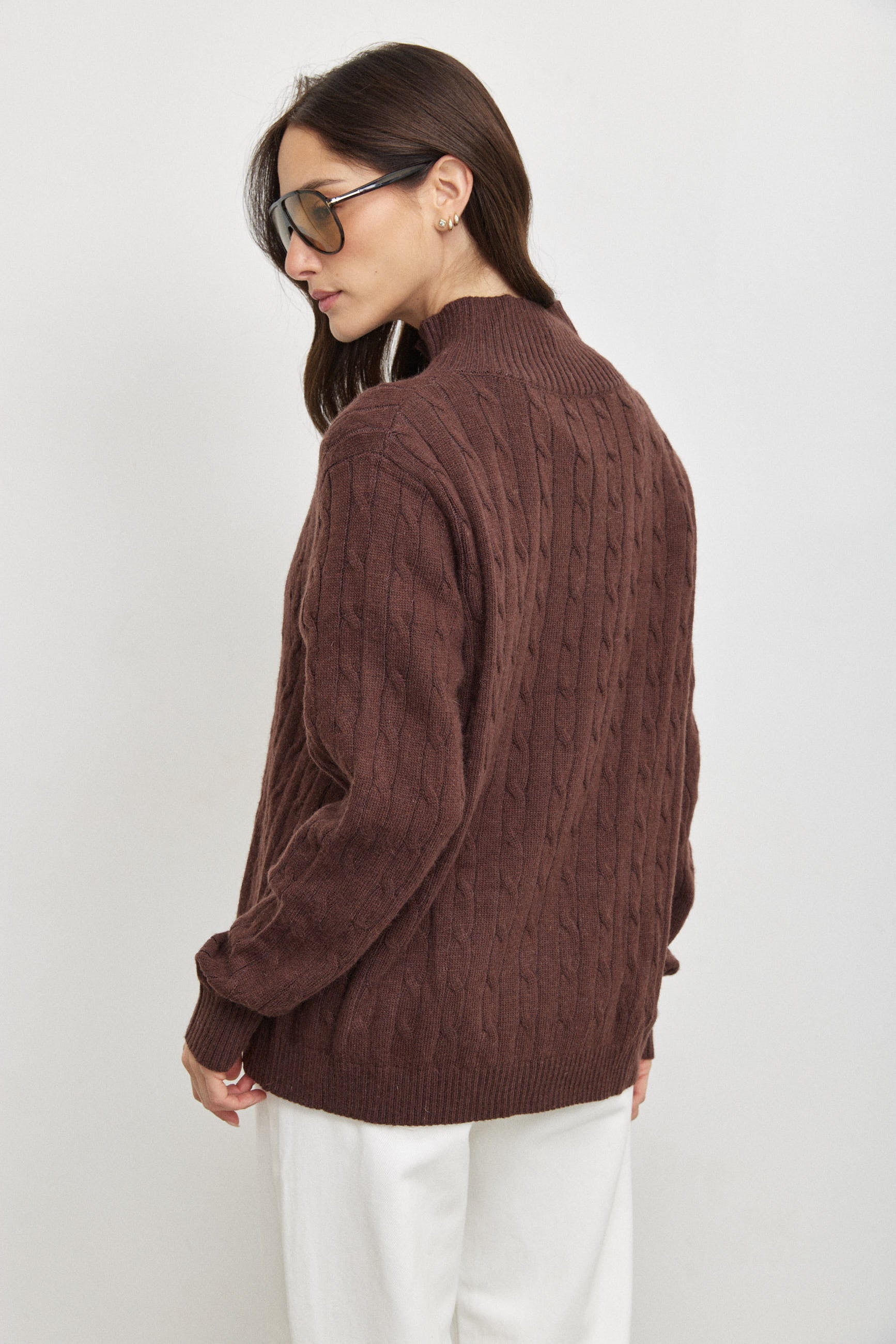 קרדיגן סריג ג׳וליה חום