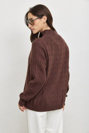 קרדיגן סריג ג׳וליה חום