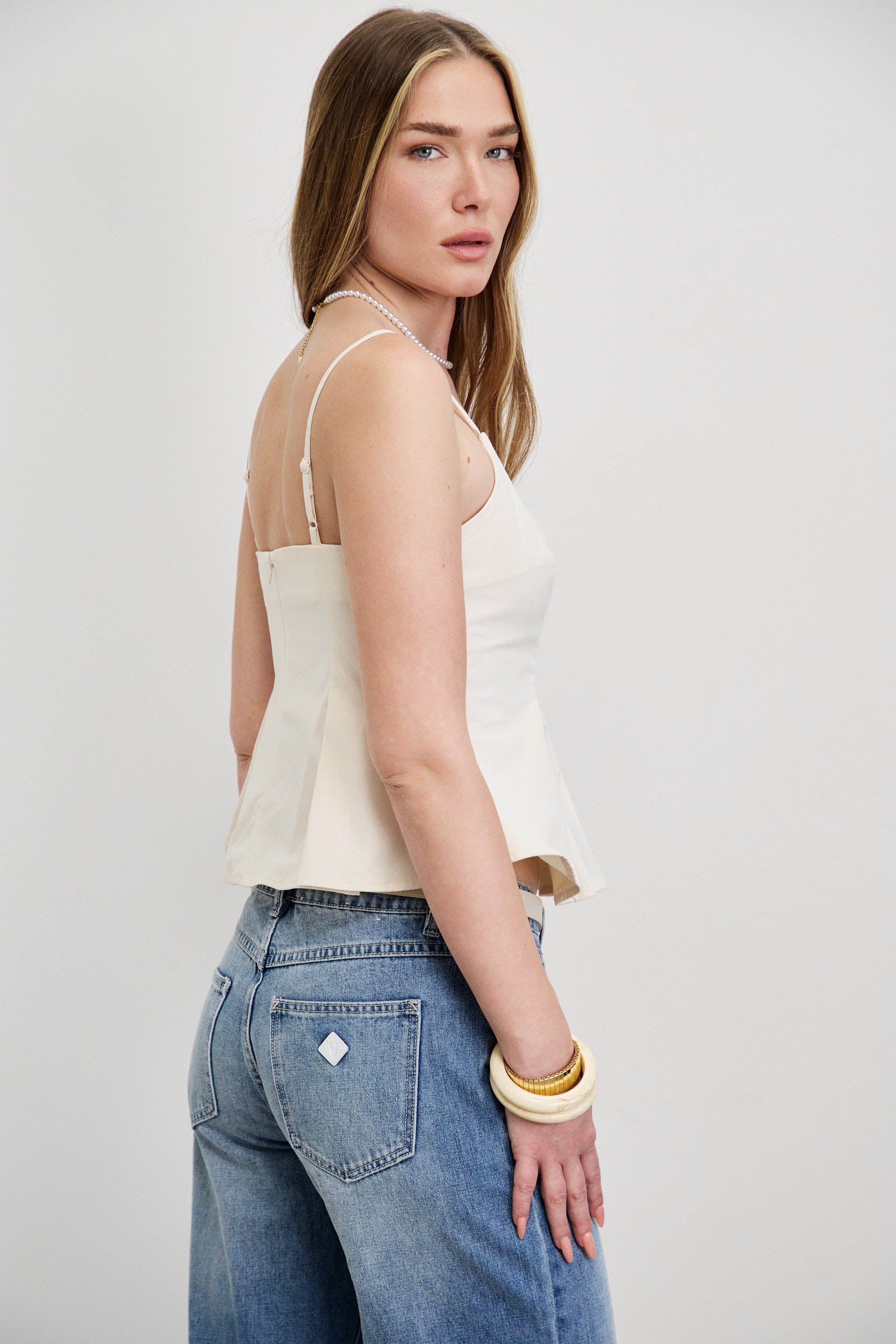 גופיית לומינה קוטור שמנת