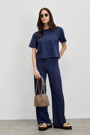 טישירט בייסיק ברנדי כחול