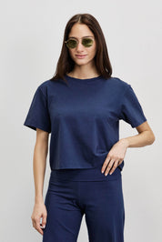 טישירט בייסיק ברנדי כחול