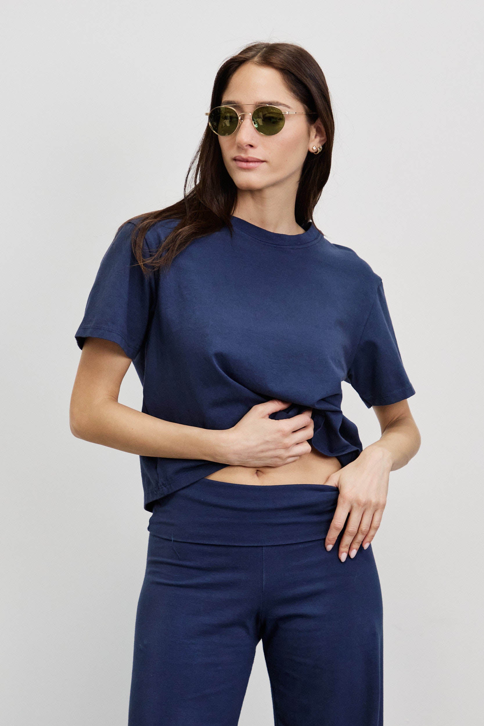 טישירט בייסיק ברנדי כחול