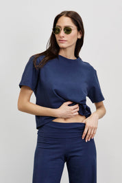 טישירט בייסיק ברנדי כחול