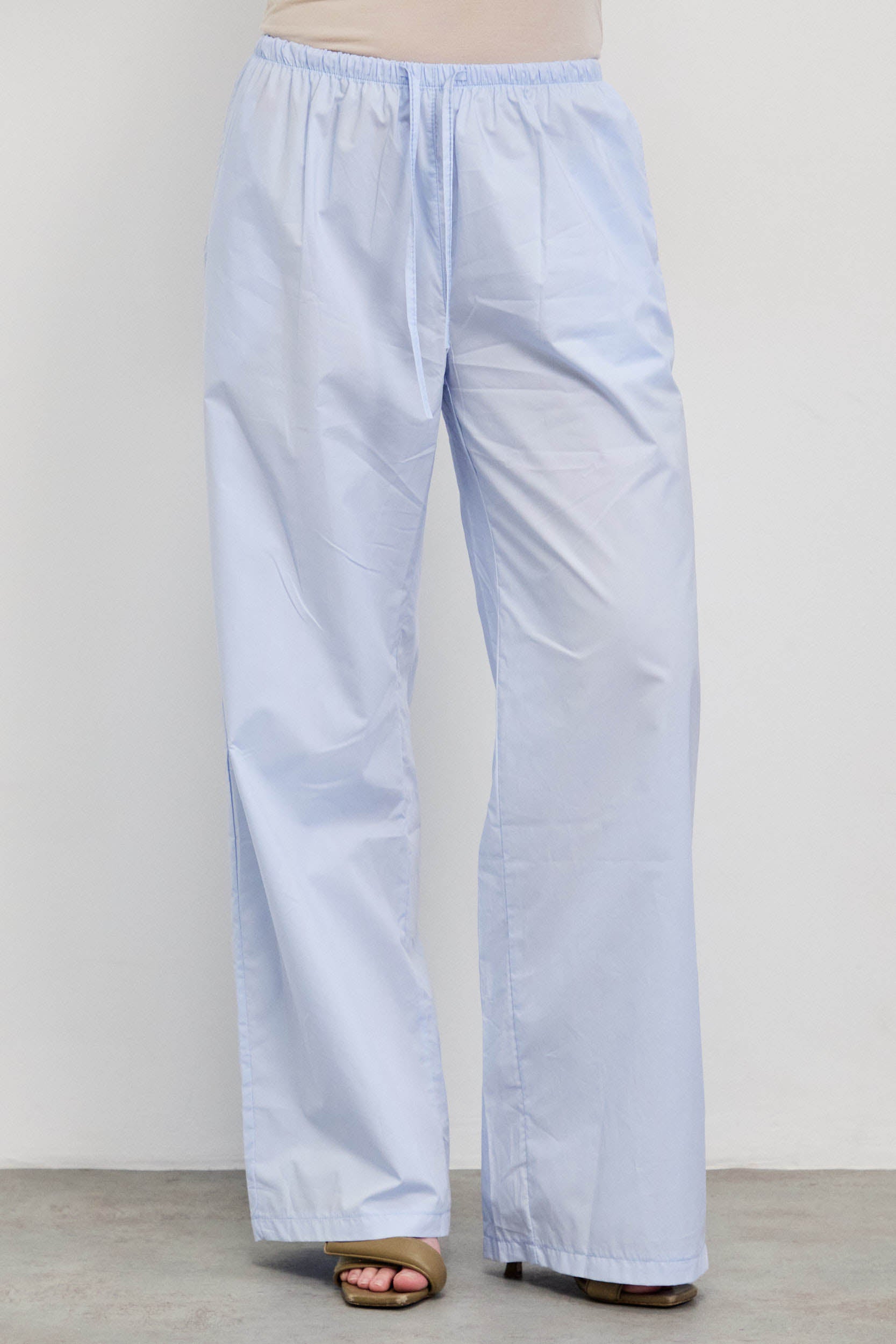 מכנסי כותנה תכלת