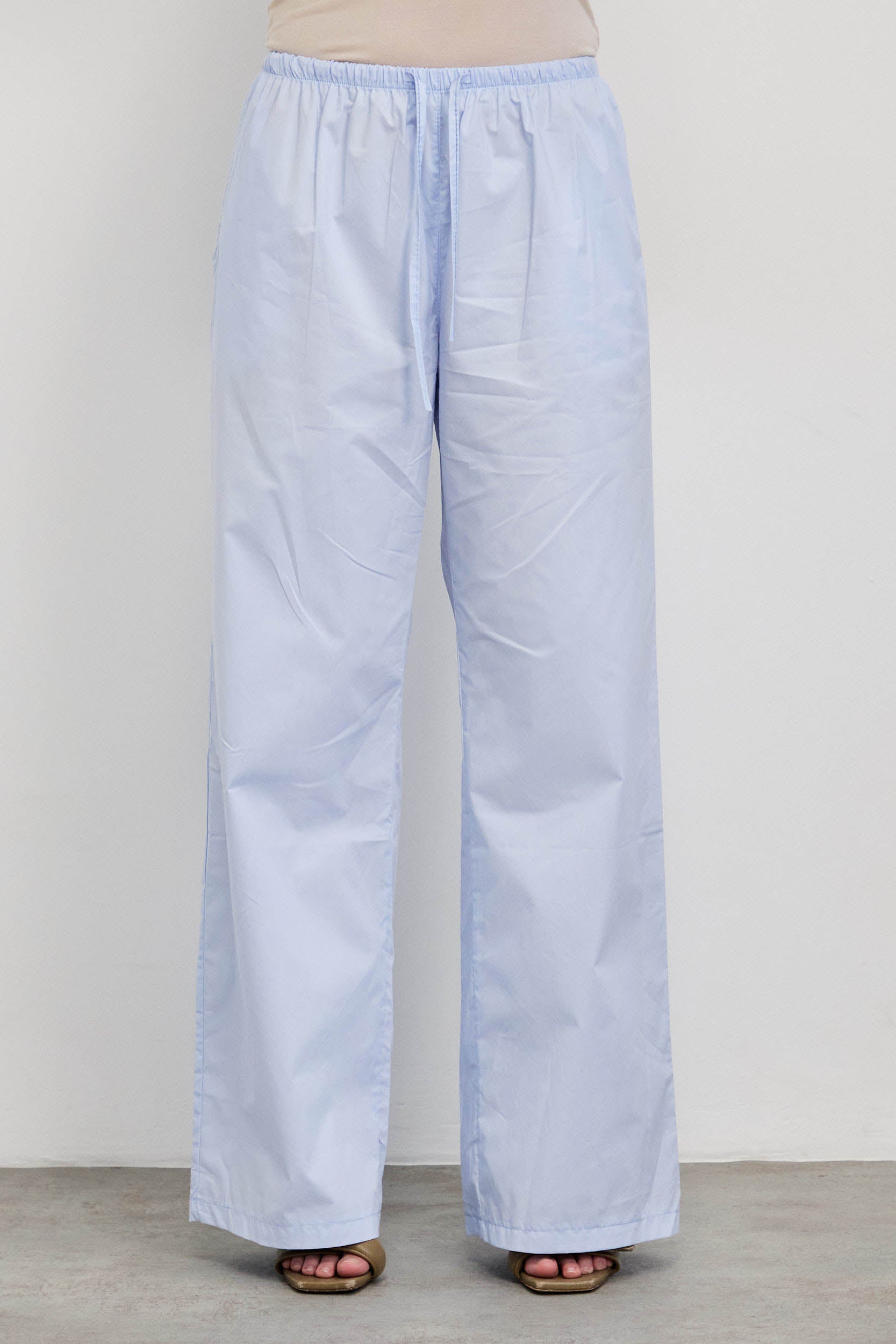 מכנסי כותנה תכלת