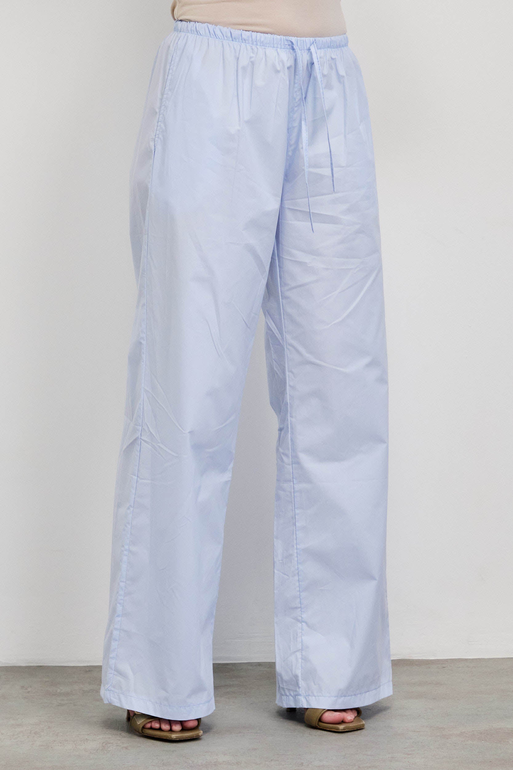 מכנסי כותנה תכלת