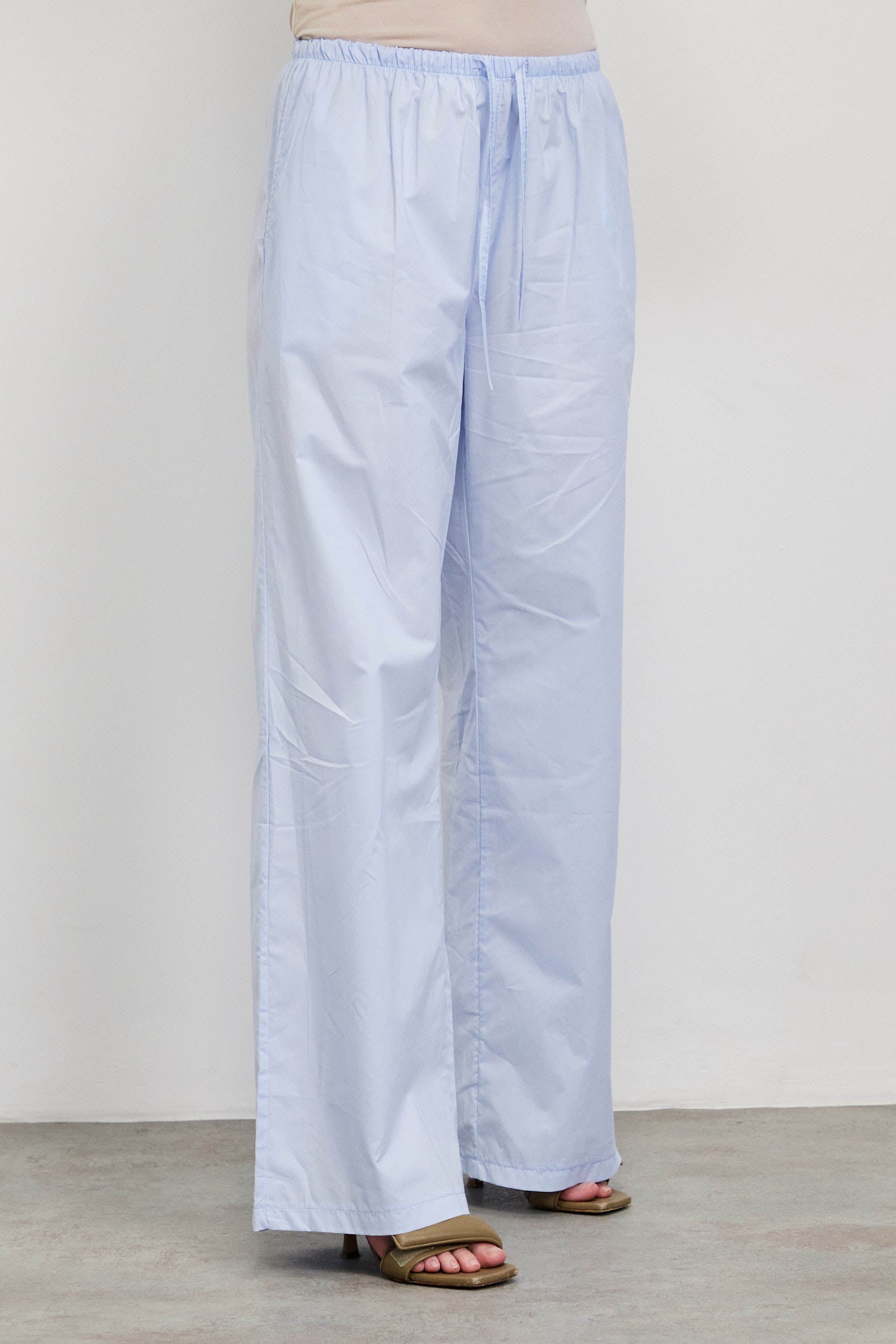 מכנסי כותנה תכלת