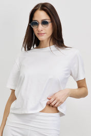 טישירט בייסיק ברנדי לבן