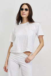 טישירט בייסיק ברנדי לבן