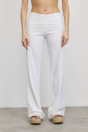 מכנסי ברנדי  לבן