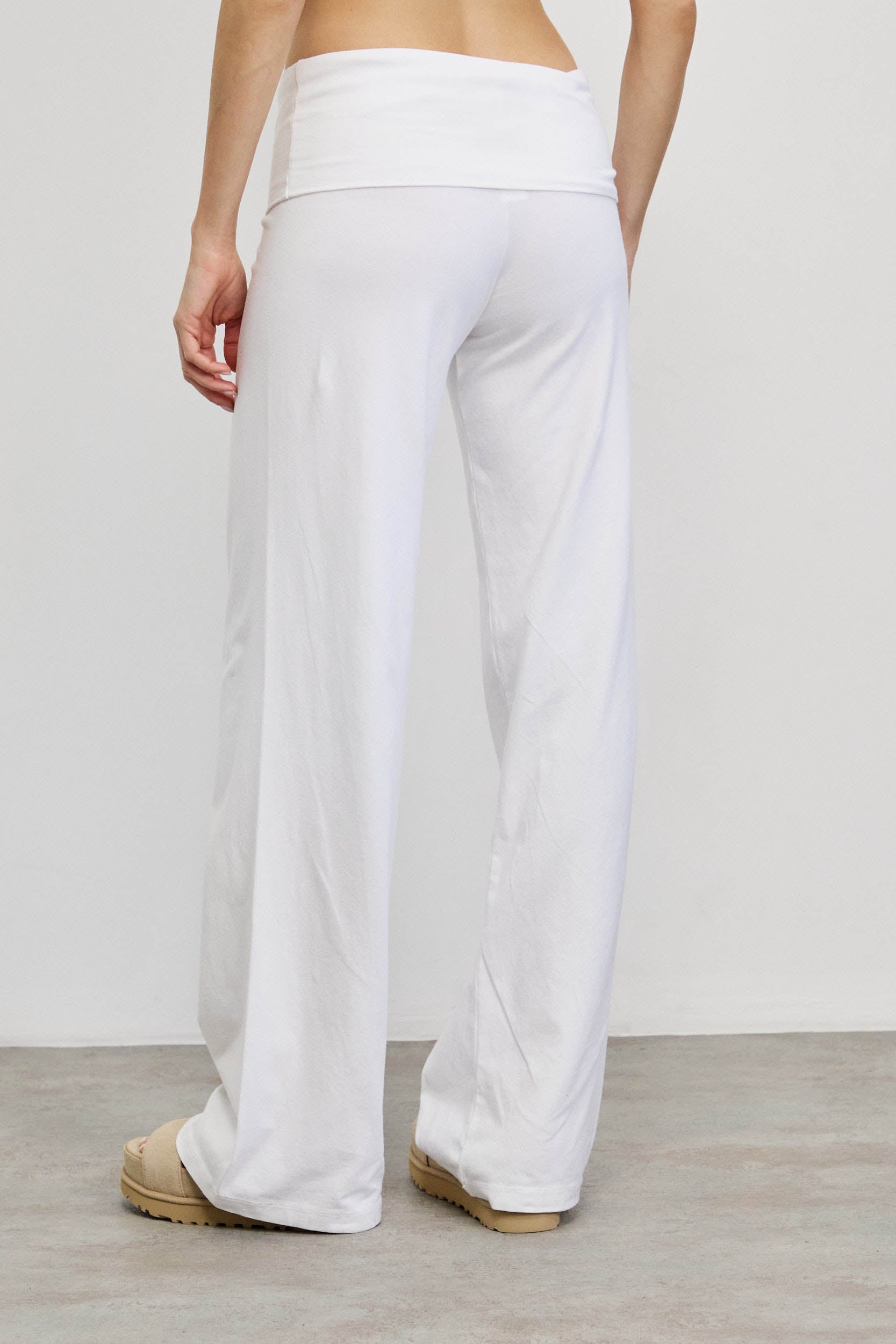 מכנסי ברנדי  לבן