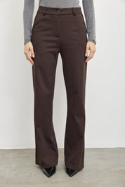 מכנסיים מחויטים רומא חום