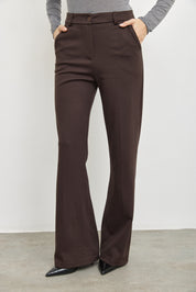 מכנסיים מחויטים רומא חום