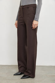 מכנסיים מחויטים רומא חום