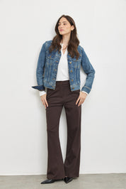 חולצת בייסיק כפתורים לומינה לבנה