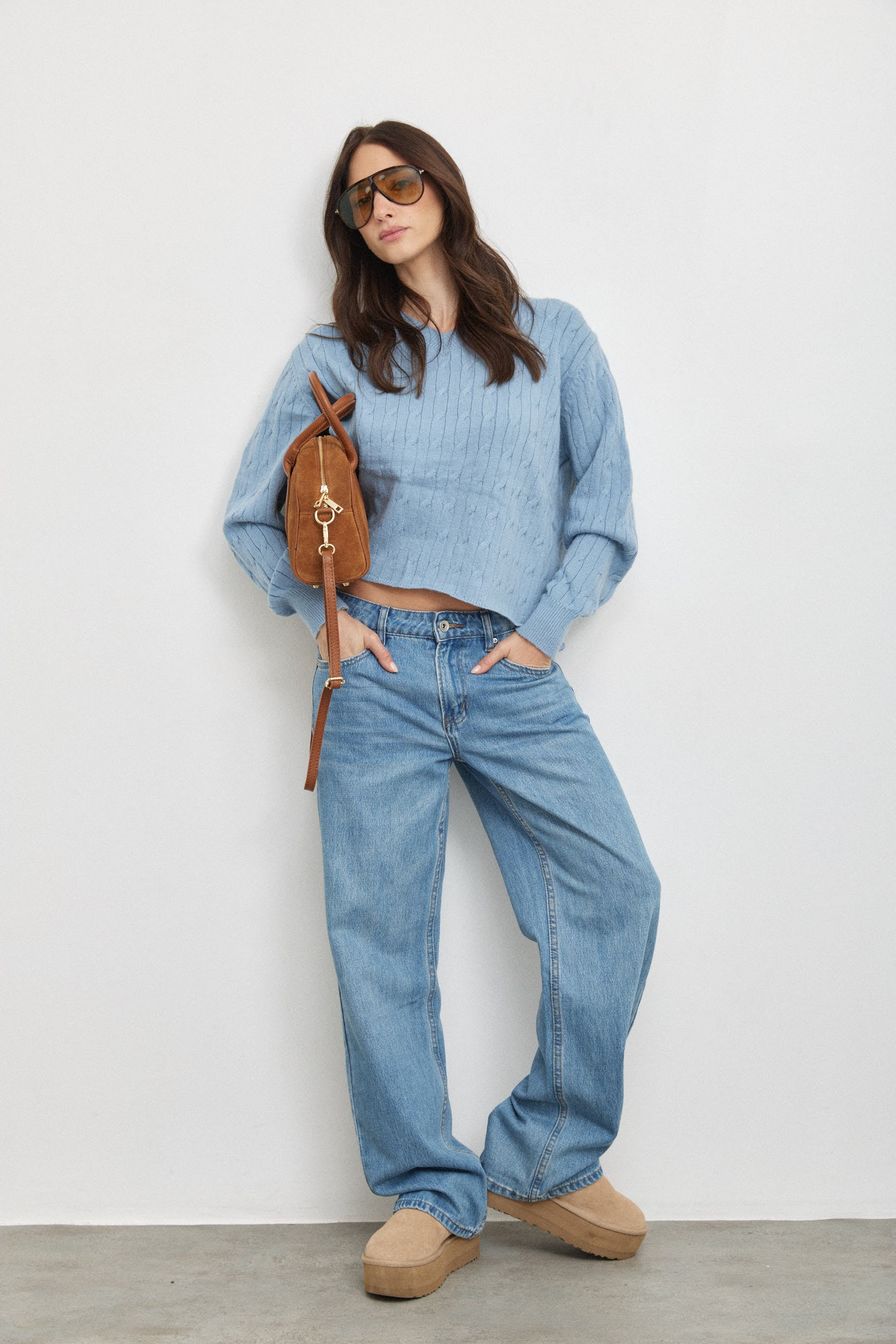 תיק עור בלה קאמל