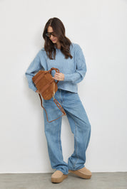 תיק עור בלה קאמל