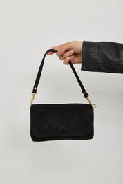 תיק עור לונה שחור