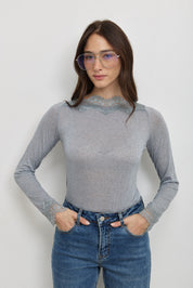 חולצת קמילה קשמיר אפור