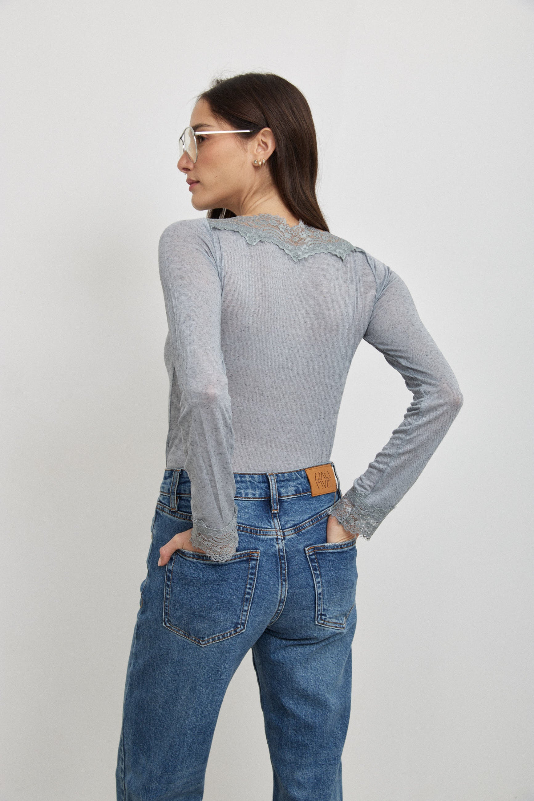 חולצת קמילה קשמיר אפור