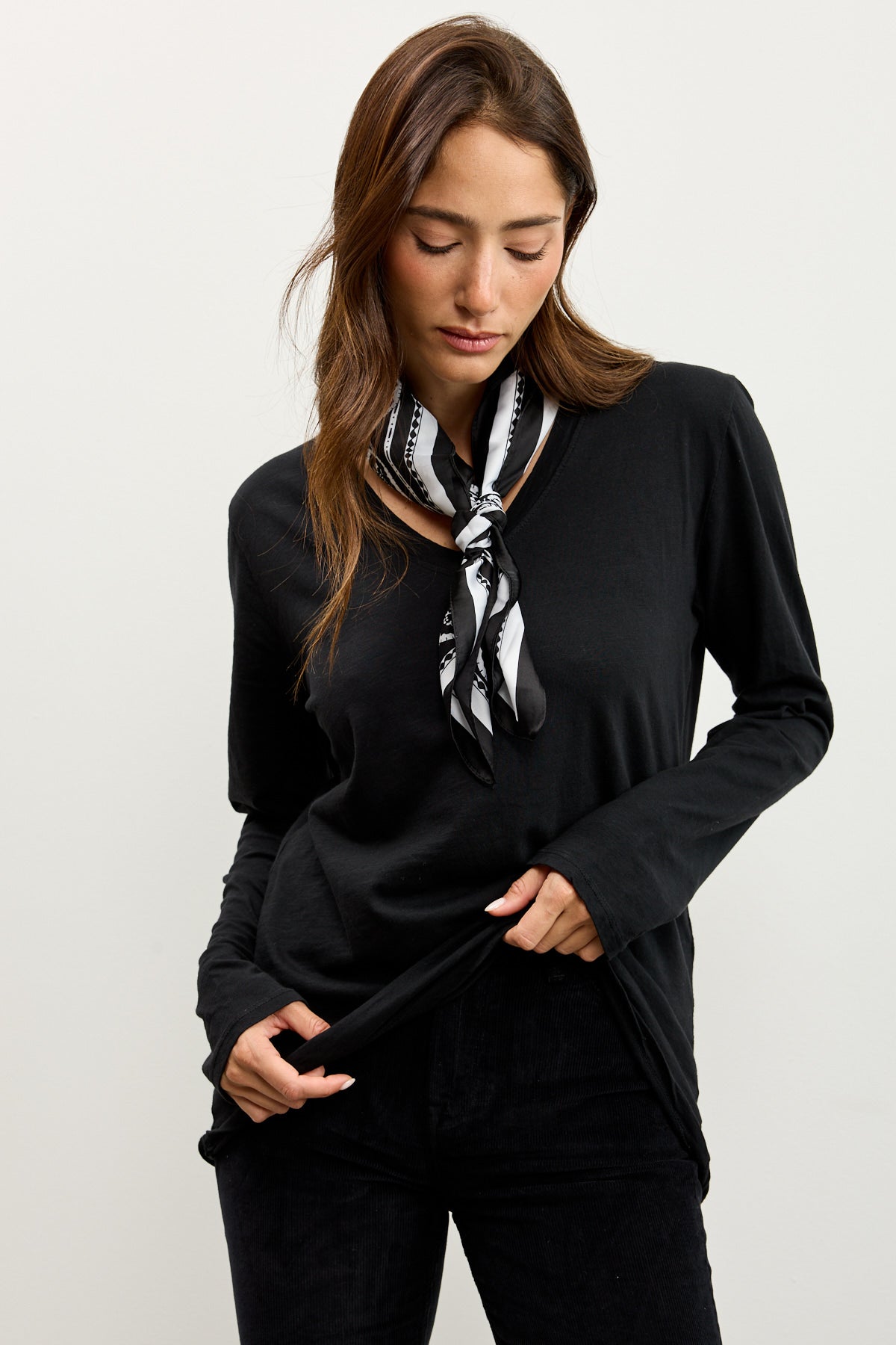 מטפחת פיור שחורה