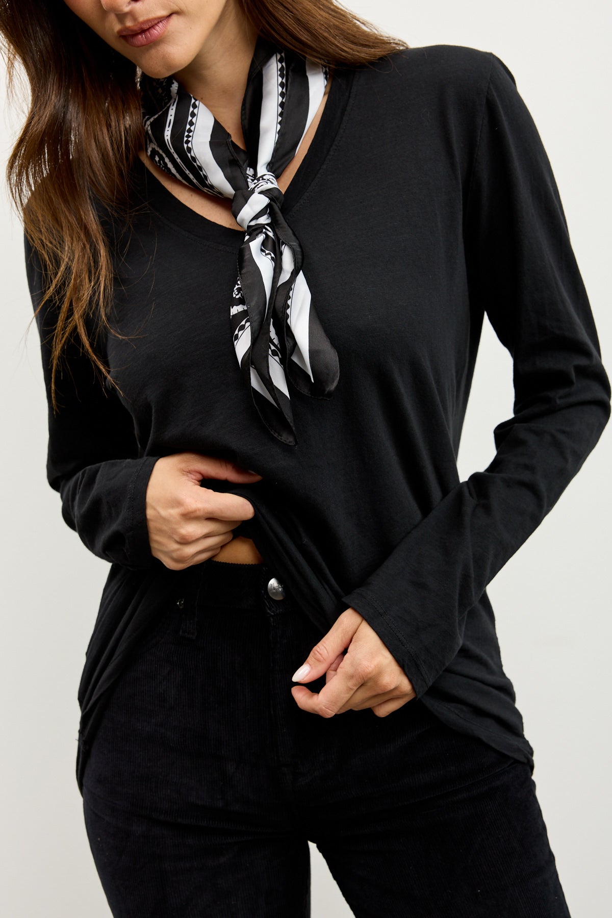 מטפחת פיור שחורה