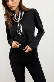 מטפחת פיור שחורה