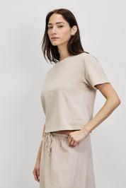 טישירט בייסיק ברנדי בז