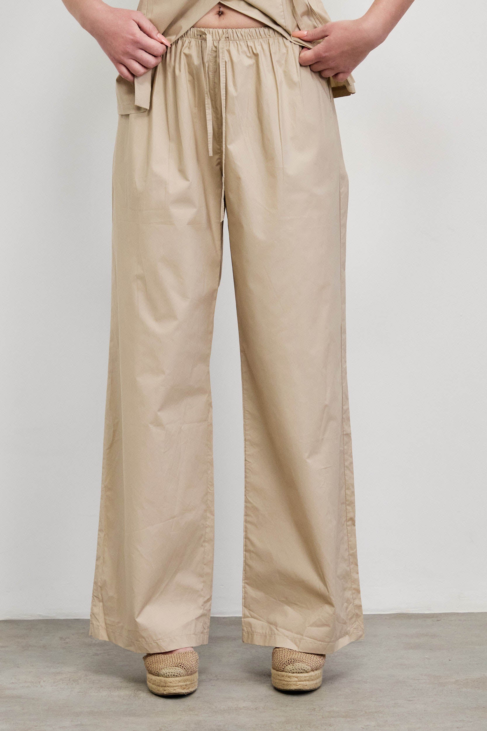 מכנסי כותנה בז