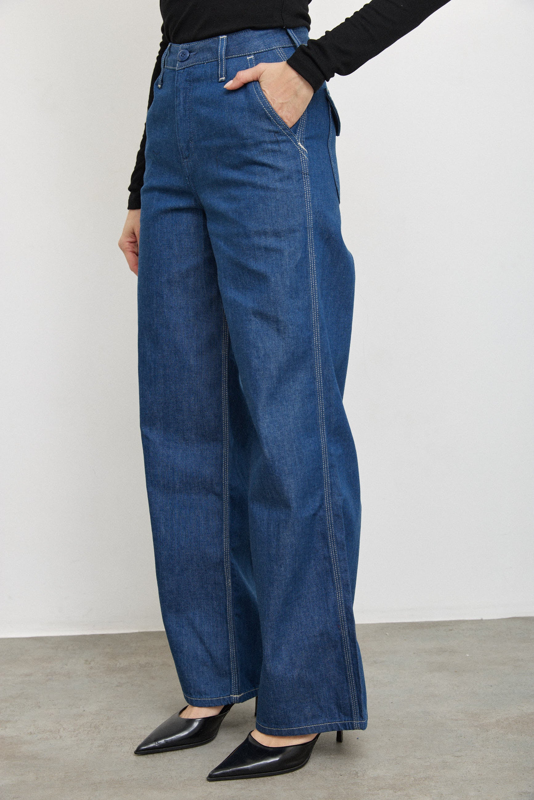 LEE ג׳ינס FLAP POCKET STELLA