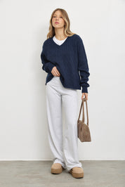 מכנסי ברנדי אפור