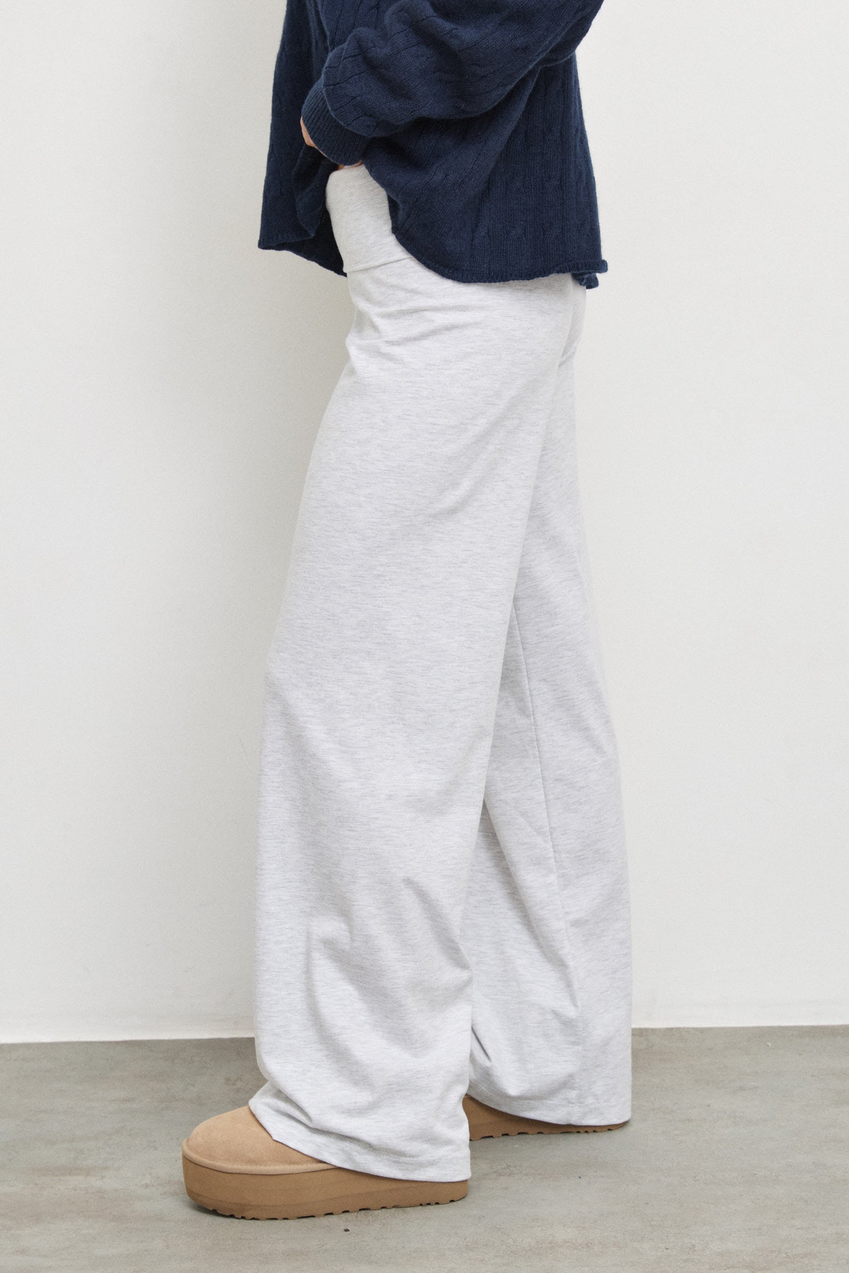 מכנסי ברנדי אפור