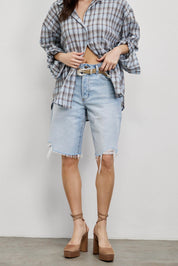 ROLLA'S ג'ינס ברמודה CHARLOTTE SHORT LAYLA BLEACH