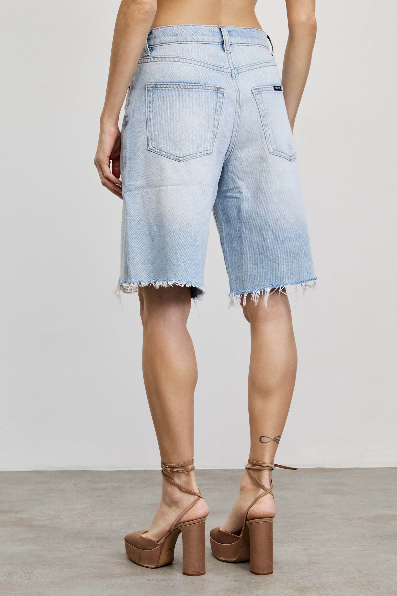 ROLLA'S ג'ינס ברמודה CHARLOTTE SHORT LAYLA BLEACH