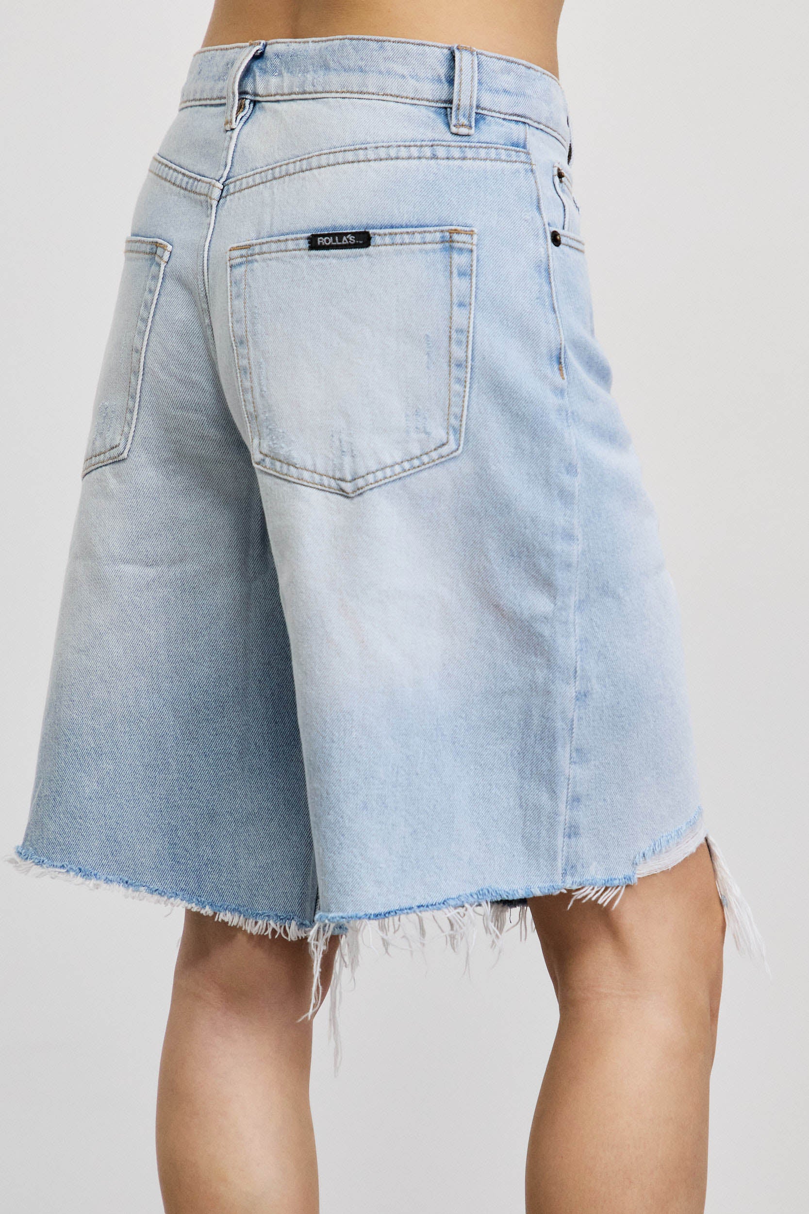 ROLLA'S ג'ינס ברמודה CHARLOTTE SHORT LAYLA BLEACH