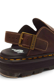 DR. MARTENS ZEBZAG MULE SAVANNAH TAN