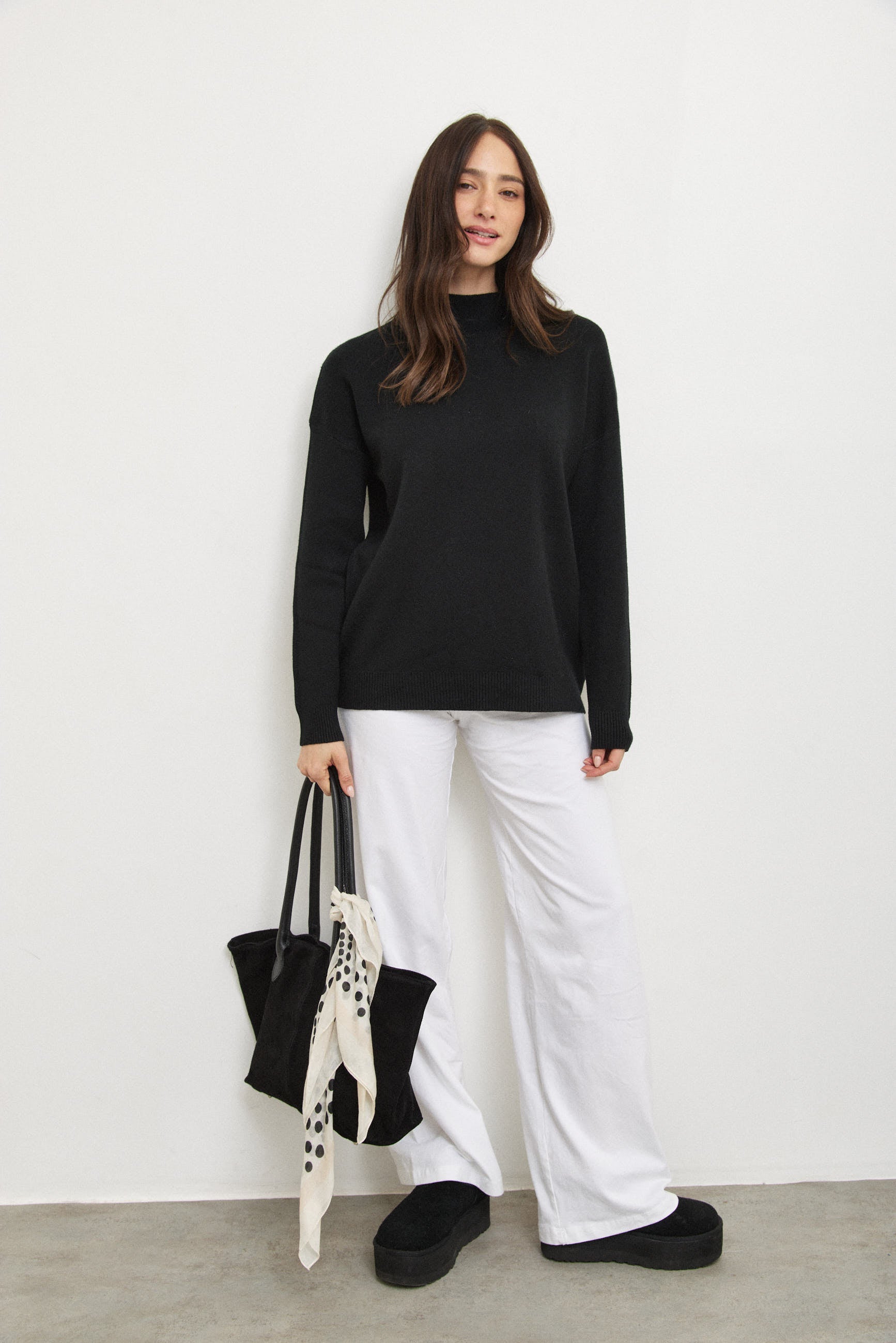 תיק עור אמליה שחור