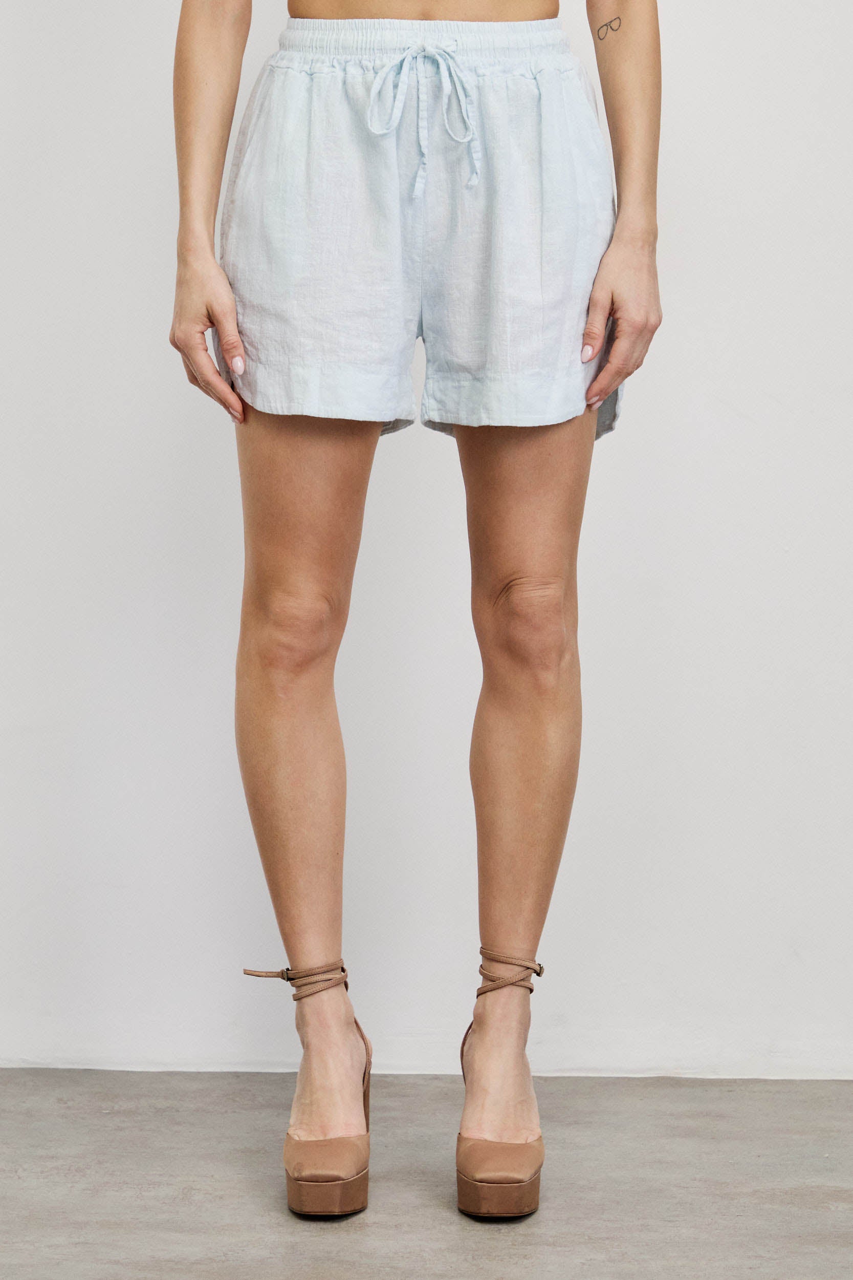 מכנסי פשתן רומא תכלת