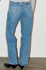 LEE ג׳ינס RIDER LOOSE BLUE KOI