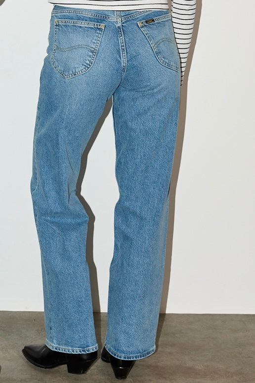 LEE ג׳ינס RIDER LOOSE BLUE KOI