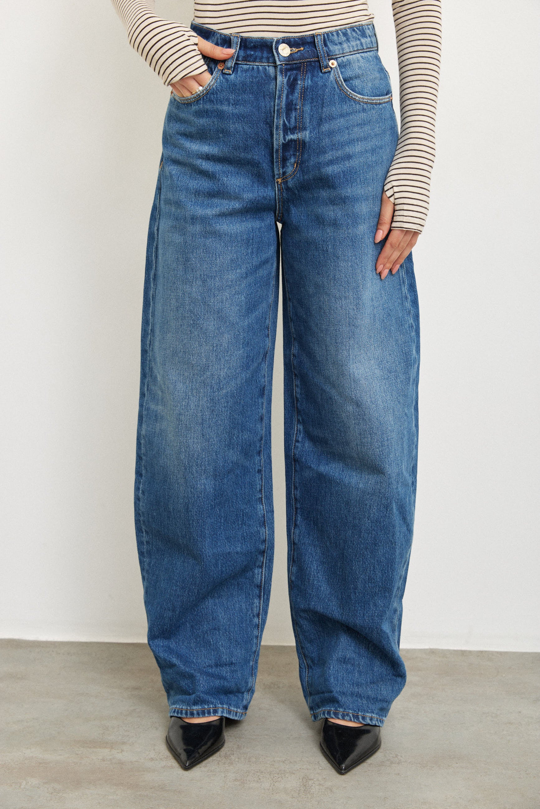 ROLLA’S ג׳ינס GIGI BARREL PA RIS TEXAS TURN UP