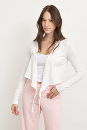 עליונית מעטפה סריג לבן