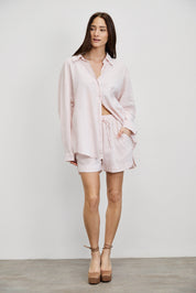 מכנסי פשתן רומא ורוד