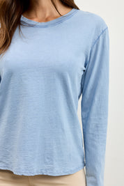 חולצת אלכס ניקי שרוול ארוך תכלת