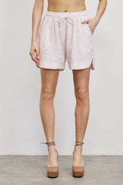 מכנסי פשתן רומא ורוד