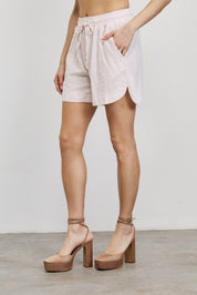 מכנסי פשתן רומא ורוד