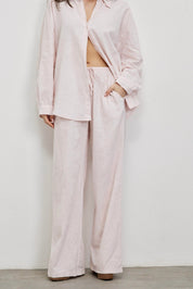 מכנסי פשתן ורוד