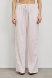 מכנסי פשתן ורוד